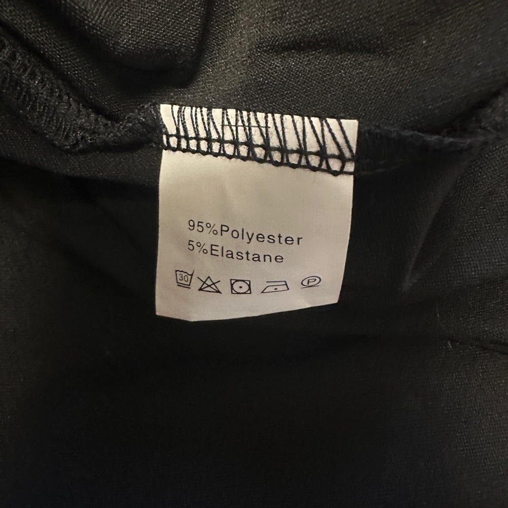 Unbranded Elegant Black One-Shoulder Dress Metal Details Size Small - Picture 4 of 5